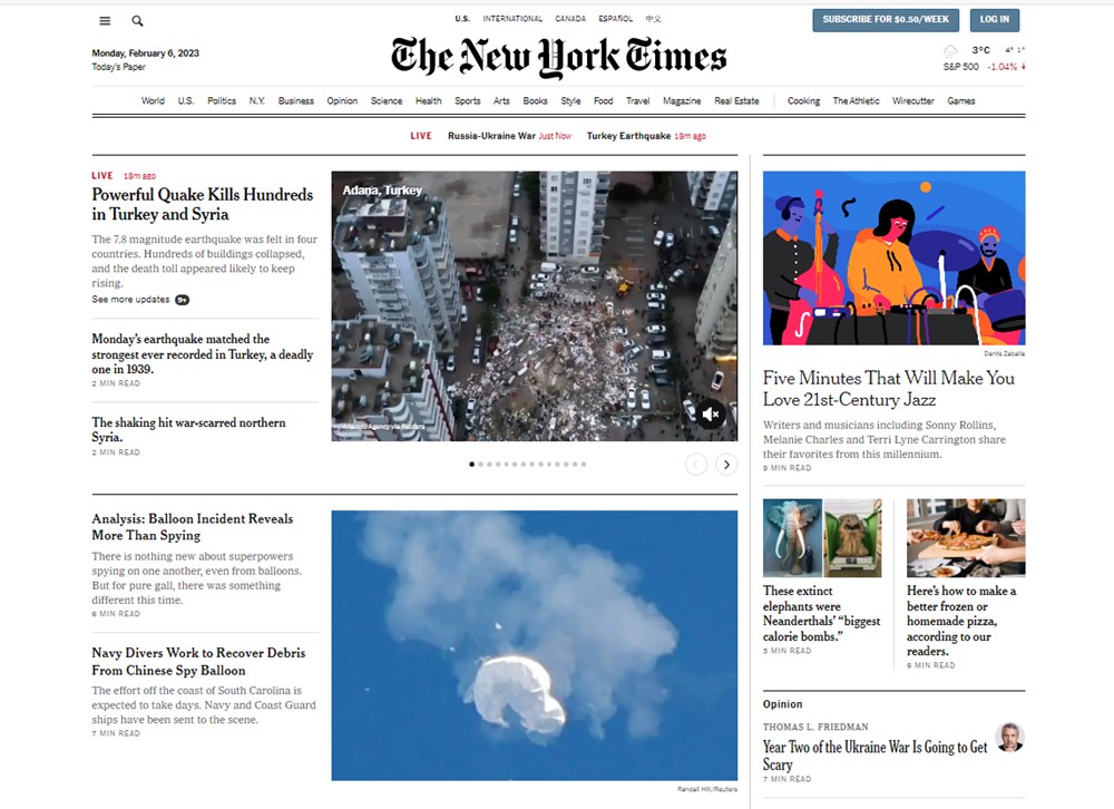 Türkiye'deki 7,7 büyüklüğündeki deprem dünya basınının manşetlerinde - 9