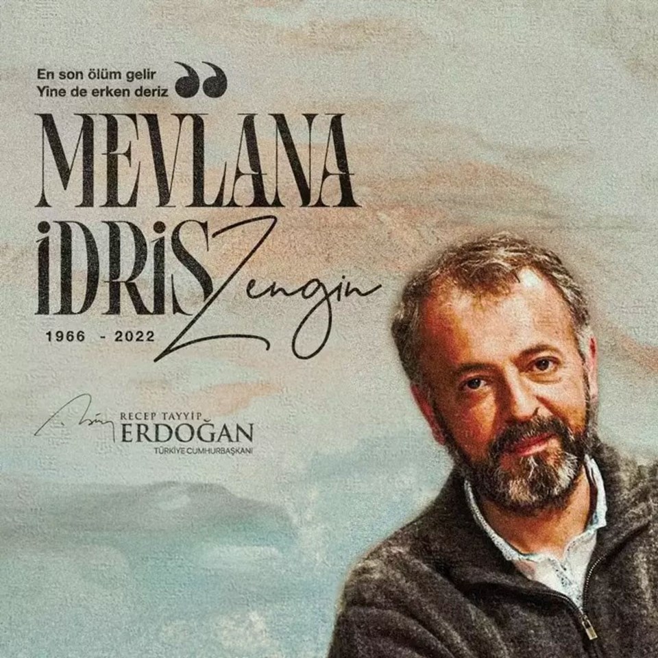 Cumhurbaşkanı Erdoğan’dan Mevlana İdris Zengin'i anma paylaşımı - 1