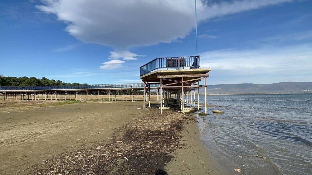 Kuraklık İznik Gölü'nü de vurdu: 400 metre geri çekildi - 4