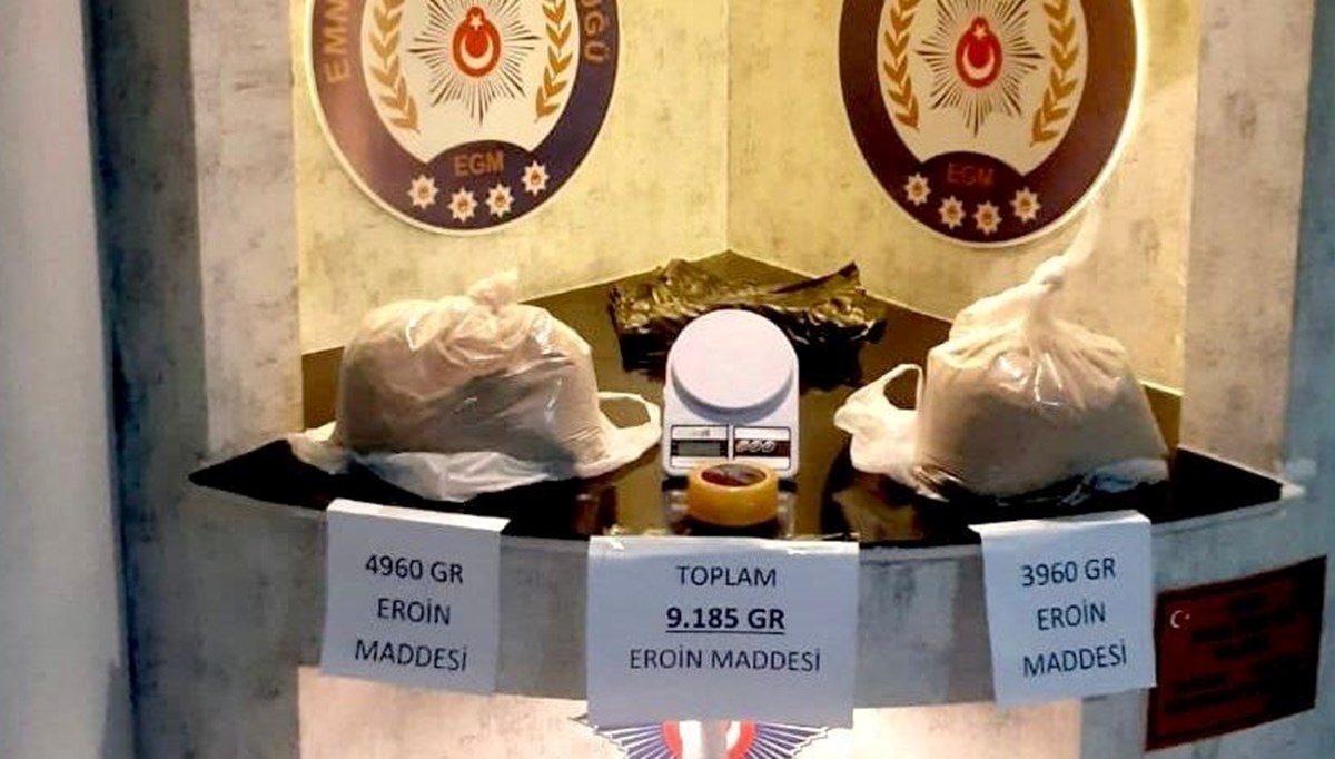 Ankara'da 9 kilo uyuşturucu ele geçirildi