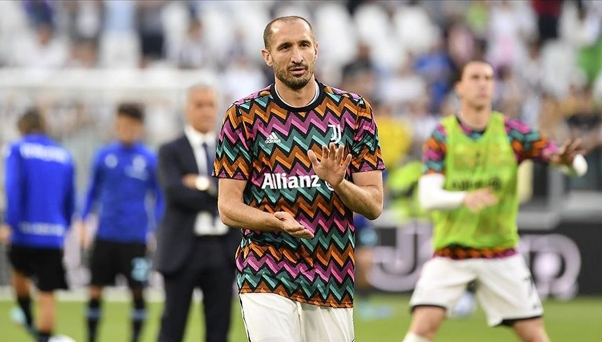 Juventus'un efsanesi Giorgio Chiellini'den futbola veda Juventus'un efsanesi Giorgio Chiellini'den futbola veda
