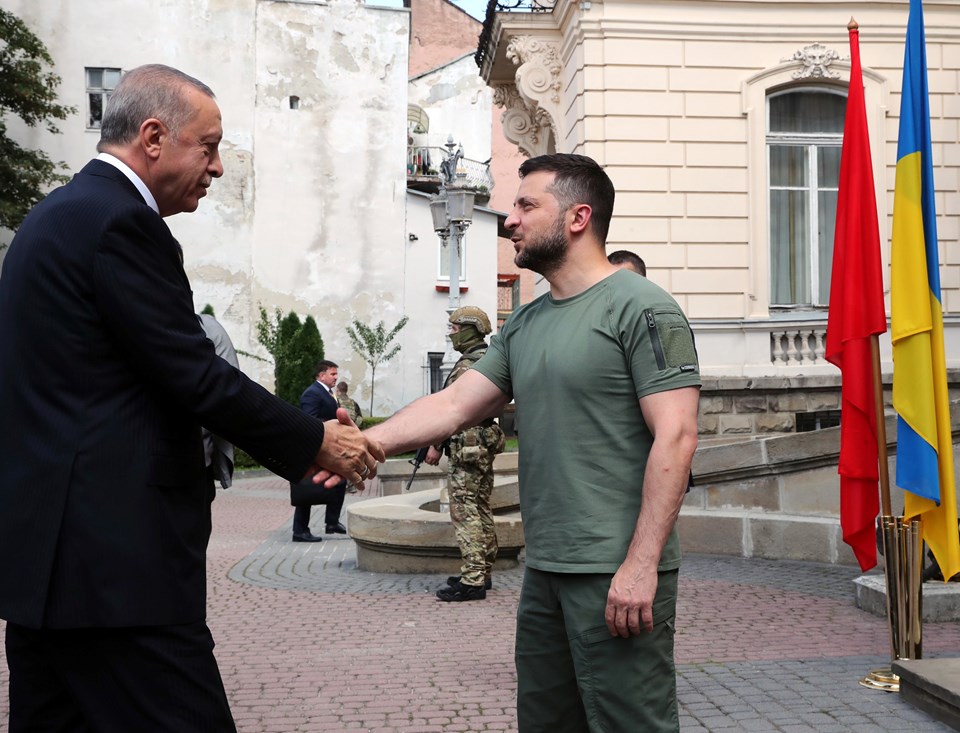Cumhurbaşkanı Erdoğan ve Zelenski'nin ikili görümesi devam ediyor.