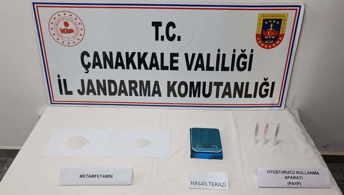 Çanakkale'de uyuşturucu operasyonu