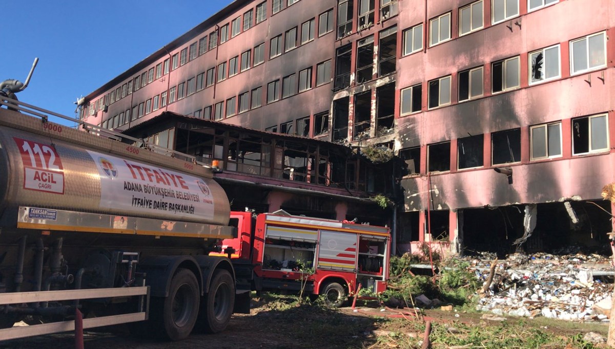 Adana'daki eski devlet hastanesi yangınıyla ilgili 2 çocuğa gözaltı Adana'daki eski devlet hastanesi yangınıyla ilgili 2 çocuğa gözaltı