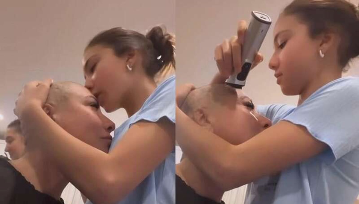 Hastalıkla mücadele eden Işın Karaca saçlarını kızına kazıttı (Alopeci Universal hastalığı nedir?) Hastalıkla mücadele eden Işın Karaca saçlarını kızına kazıttı (Alopeci Universal hastalığı nedir?)