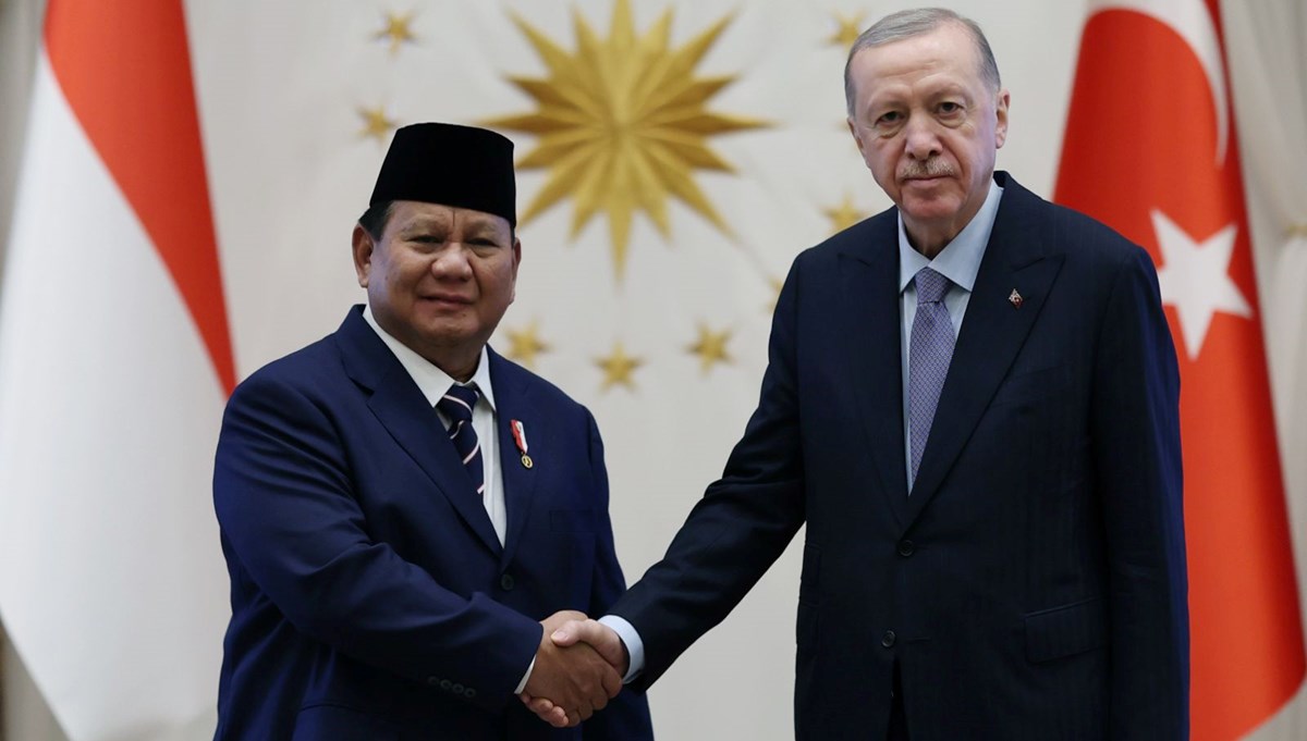 Endonezya Cumhurbaşkanı Subianto Ankara'da