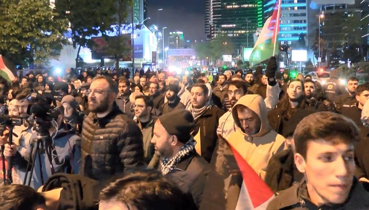 İsrail Başkonsolosluğu önünde eylem