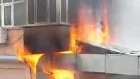 Şişli'de restoran yangını
