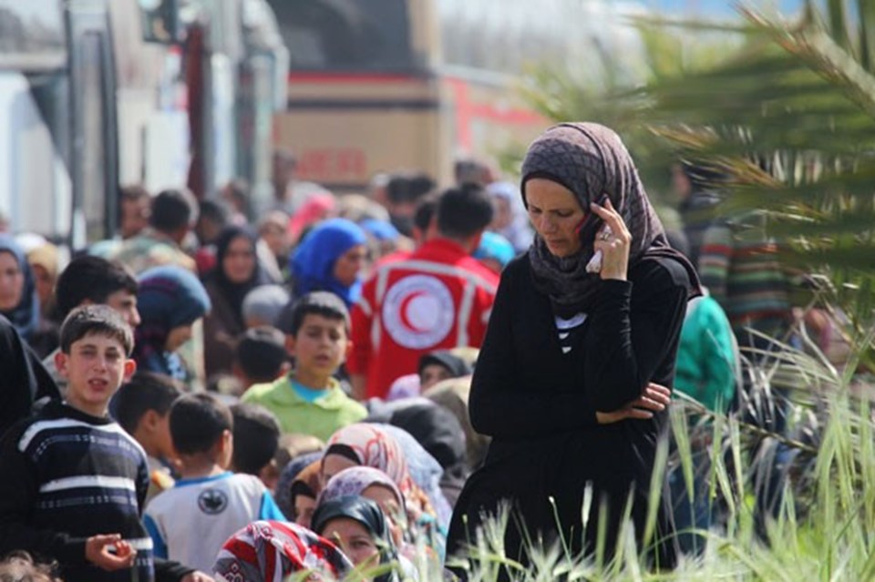 Suriye'de tahliye edilenlere saldırı - 1