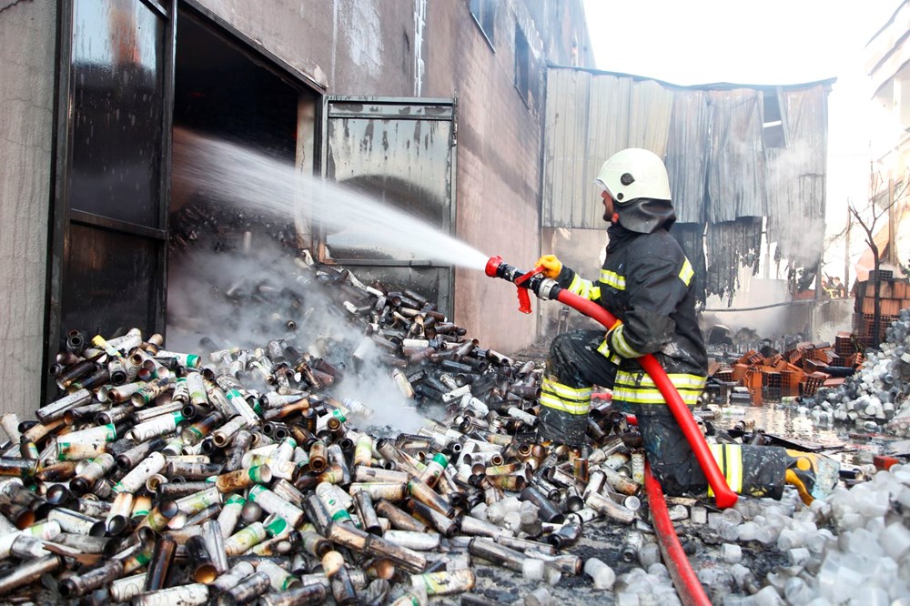 Tekirdağ’da kimya fabrikasında yangın - 5