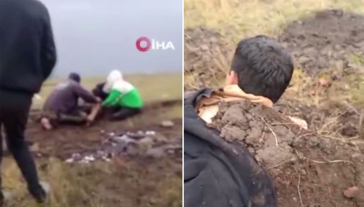 Yıldırımın çarptığı çocukları toprağa gömerek kurtardılar Yıldırımın çarptığı çocukları toprağa gömerek kurtardılar