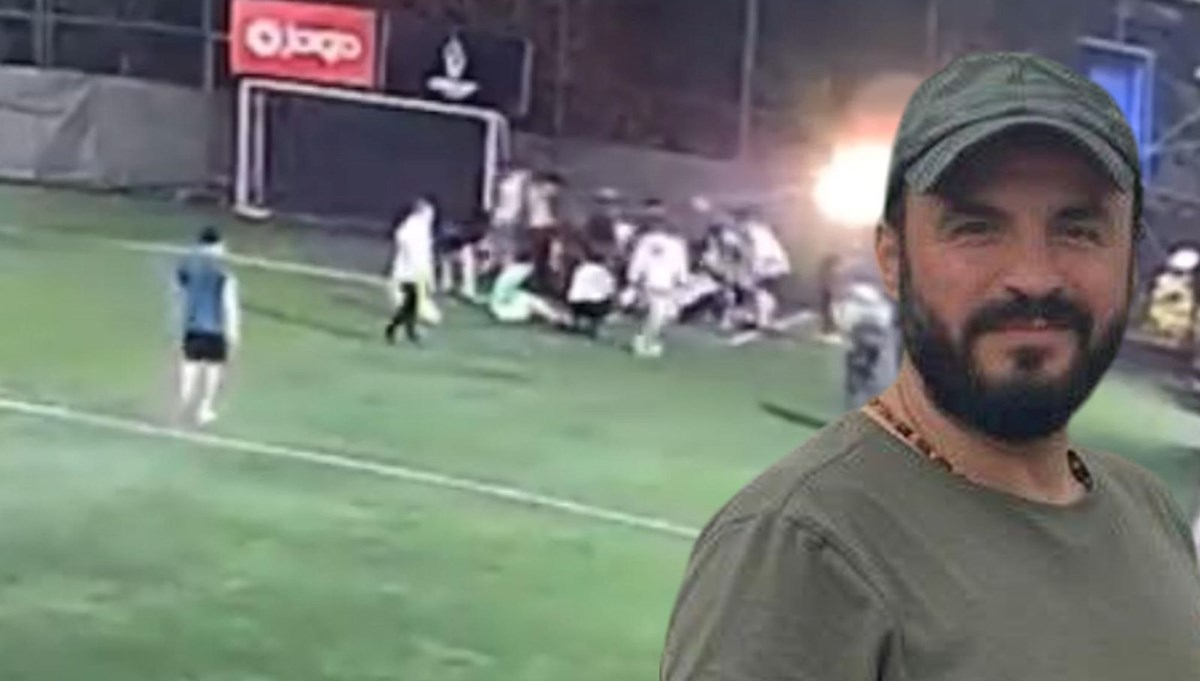 Halı sahada kalbine yenik düştü