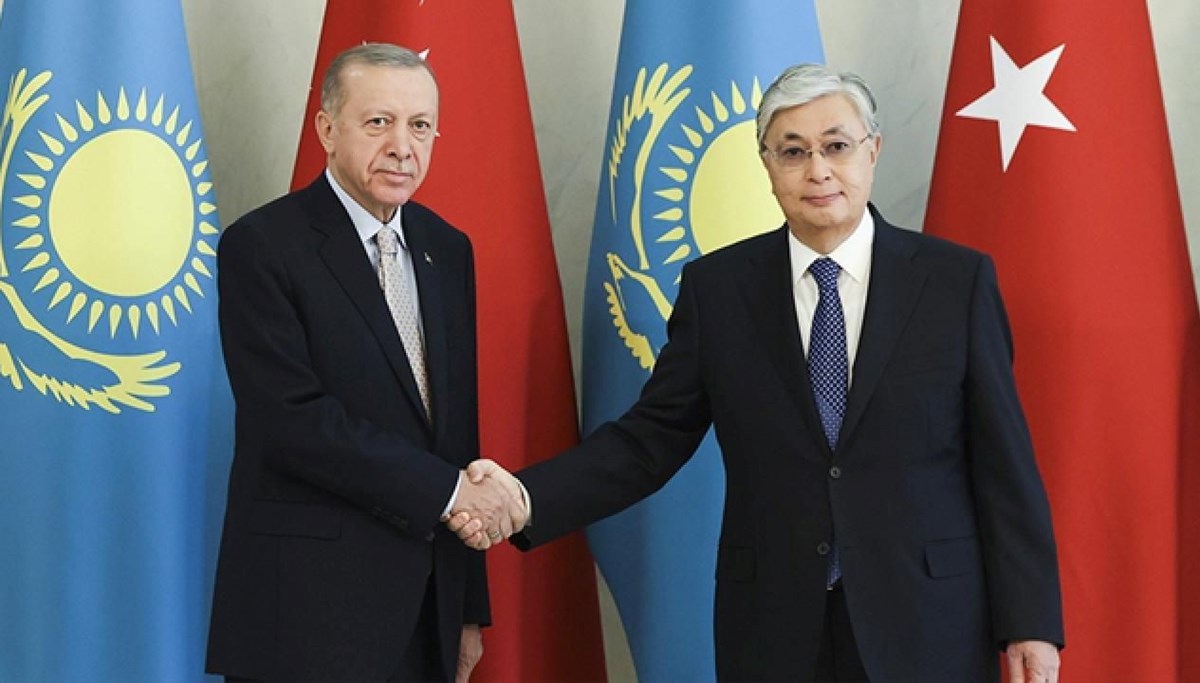 Cumhurbaşkanı Erdoğan, Kazakistan lideri Tokayev ile görüştü Cumhurbaşkanı Erdoğan, Kazakistan lideri Tokayev ile görüştü