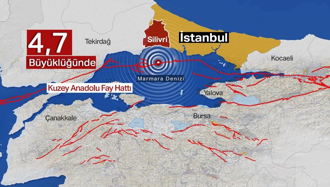 istanbul da 4 7 buyuklugunde deprem son dakika turkiye haberleri ntv haber