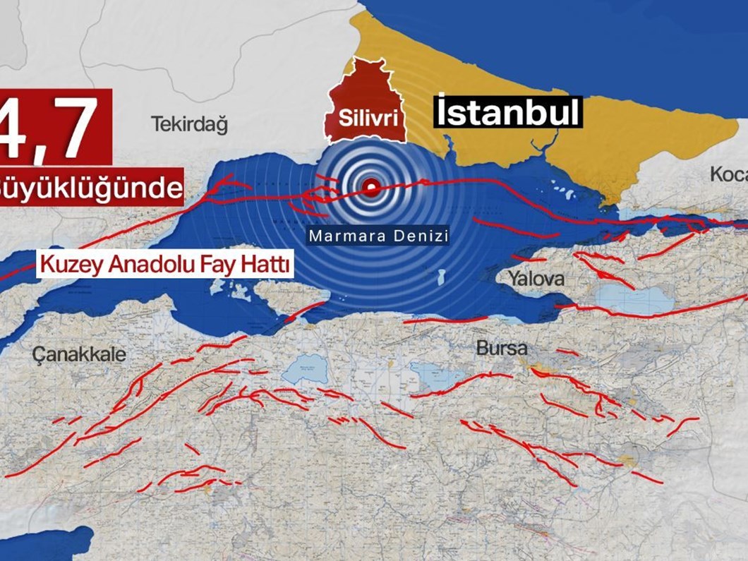istanbul da 4 7 buyuklugunde deprem son dakika turkiye haberleri ntv haber