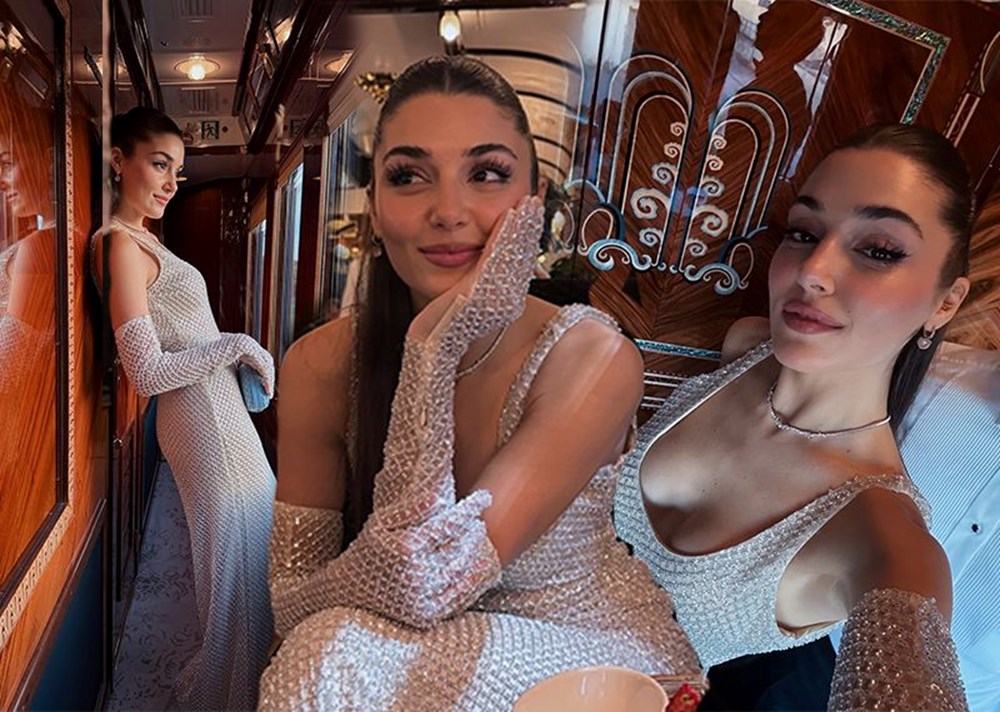 Hande Erçel'in romantik tren yolculuğu - 1