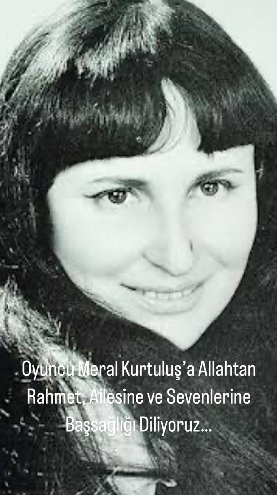 Oyuncu Meral Kurtuluş hayatını kaybetti - 1