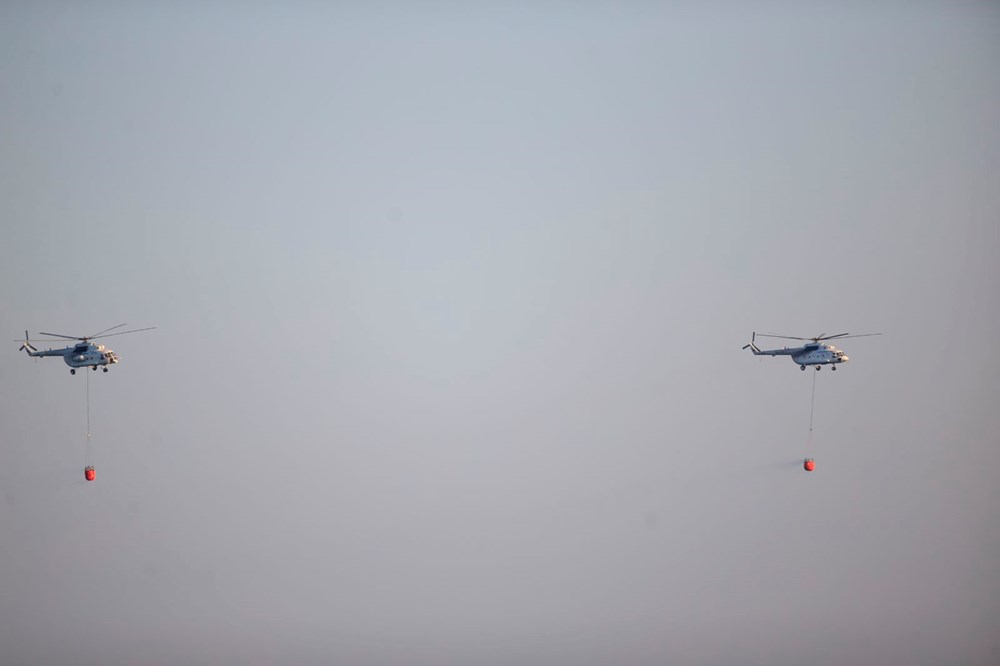 Marmaris'te orman yangını: Alevlerle mücadelede 2. gün - 15