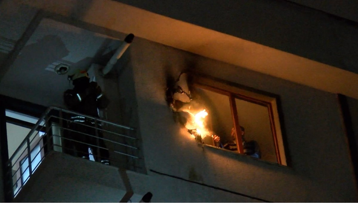 Pendik'te bir kişi evini yakmaya kalkıştı