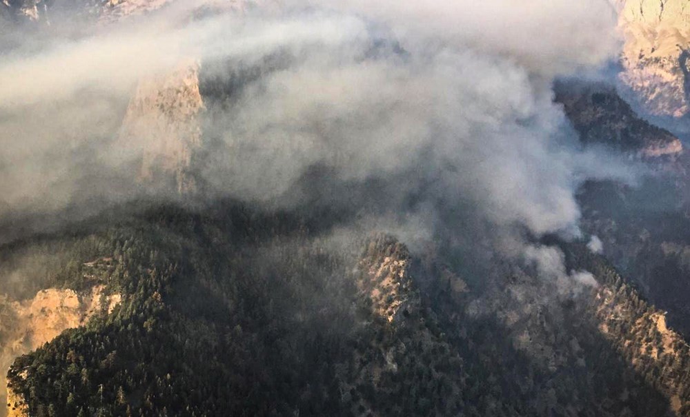 Mersin'deki orman yangını ikinci gününde - 9