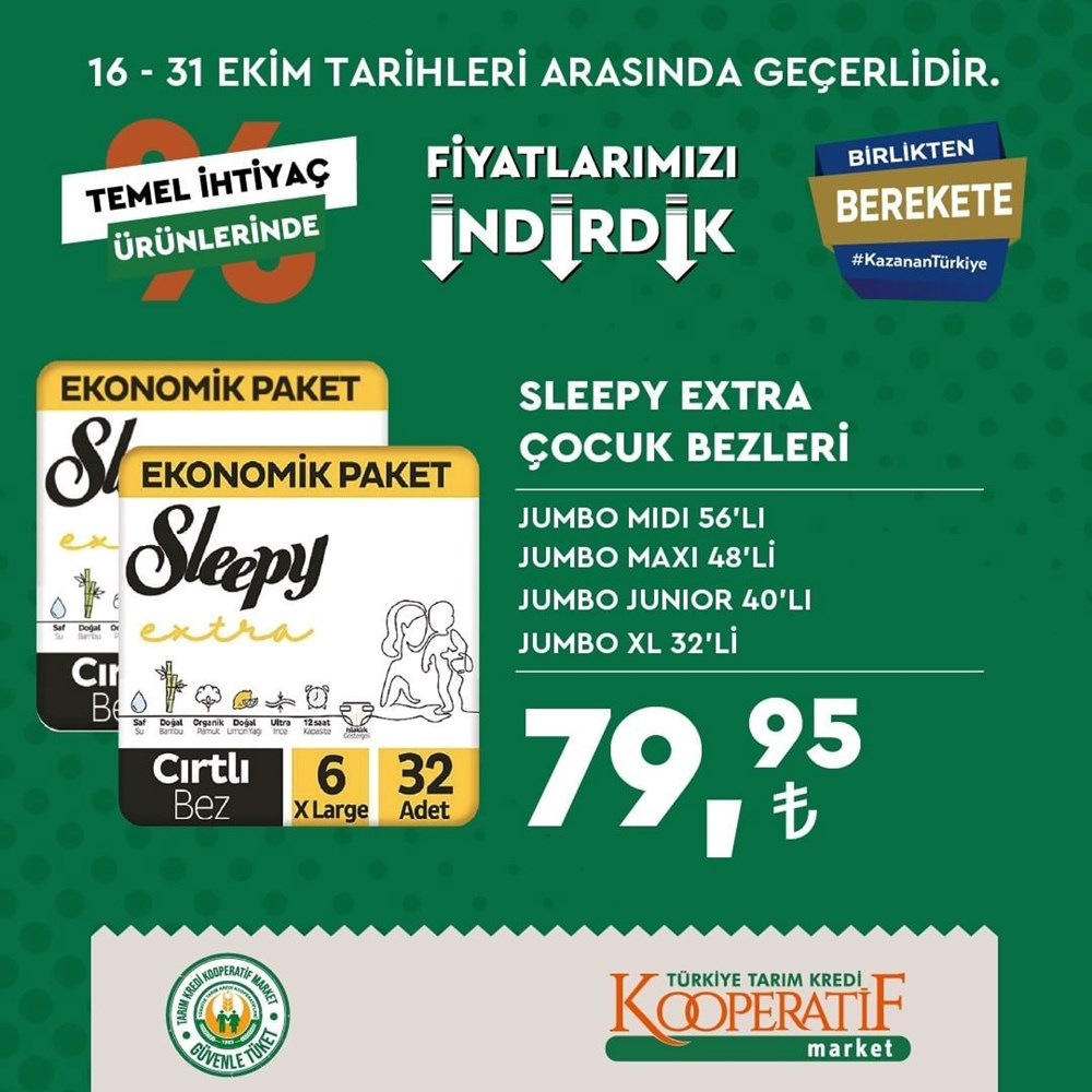 Tarım Kredi Kooperatif Market temel ihtiyaç ürünlerinde büyük indirimler (17-31 Ekim güncel indirimli ürünler kataloğu) - 43
