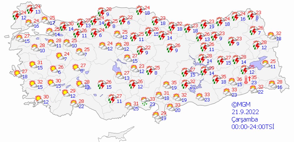 Yarın hava durumu nasıl olacak? Meteoroloji'den İstanbul için yağış tahmini (17-21 Eylül hava durumu raporu) - 7