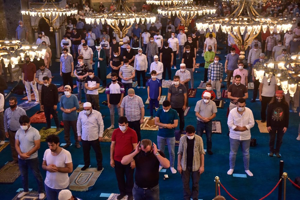 Ayasofya-i Kebir Cami-i Şerifi'nde 86 yıl sonra ilk bayram namazı - 32