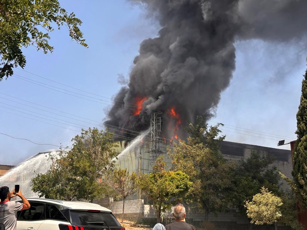 Gaziantep'te fabrika yangını - 1