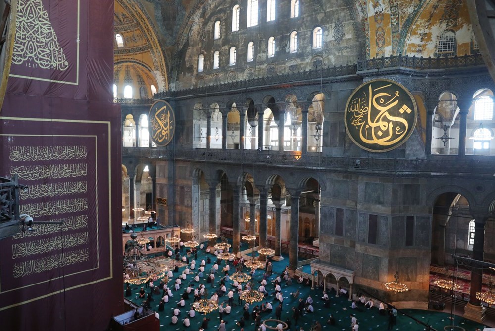 Ayasofya-i Kebir Camii Şerifi ibadete açıldı (Ayasofya'da 86 yıl sonra ilk namaz) - 6