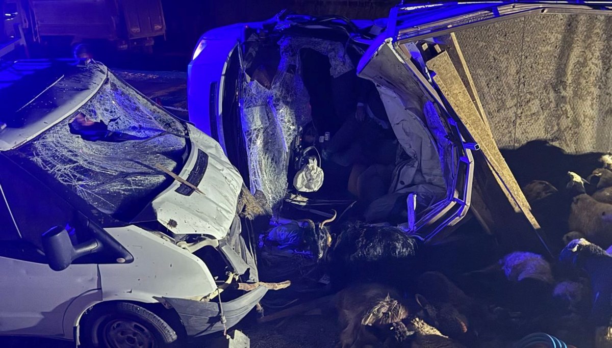 Diyarbakır’da iki kamyonet çarpıştı: 2 ölü