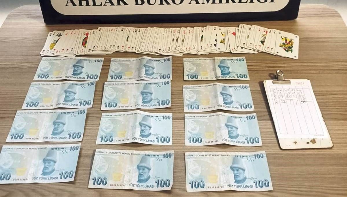 Kıraathanede kumara 26 bin lira ceza