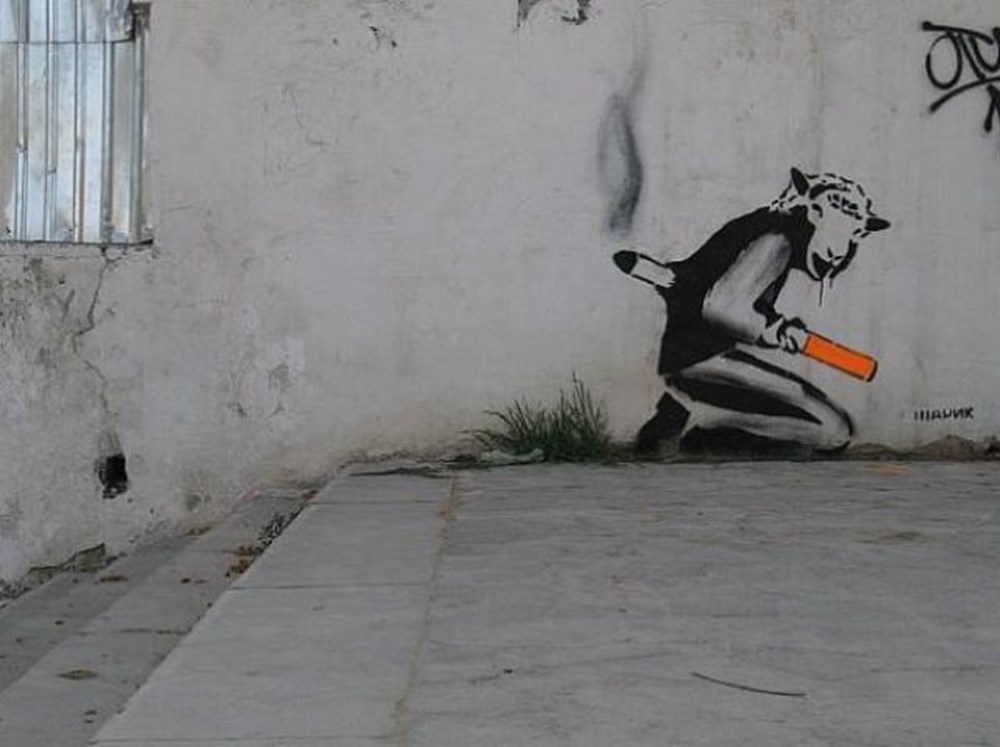 Bu 'Banksy' Ukrayna'dan