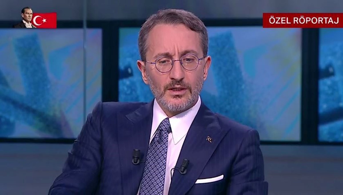 İletişim Başkanı Fahrettin Altun, NTV yayınında