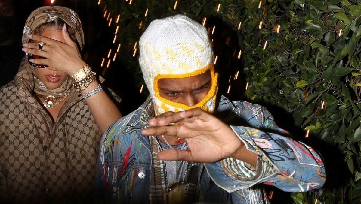 Rihanna ile A$AP Rocky paparazzilerin ilgi odağı