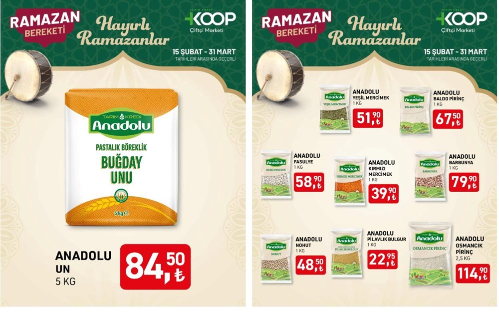 Tarım Kredi'den Mutfak Şöleni: 17-28 Mart İndirimlerinde Yok Yok! 81 njsCBV5LDE swqfMYUl5gQ