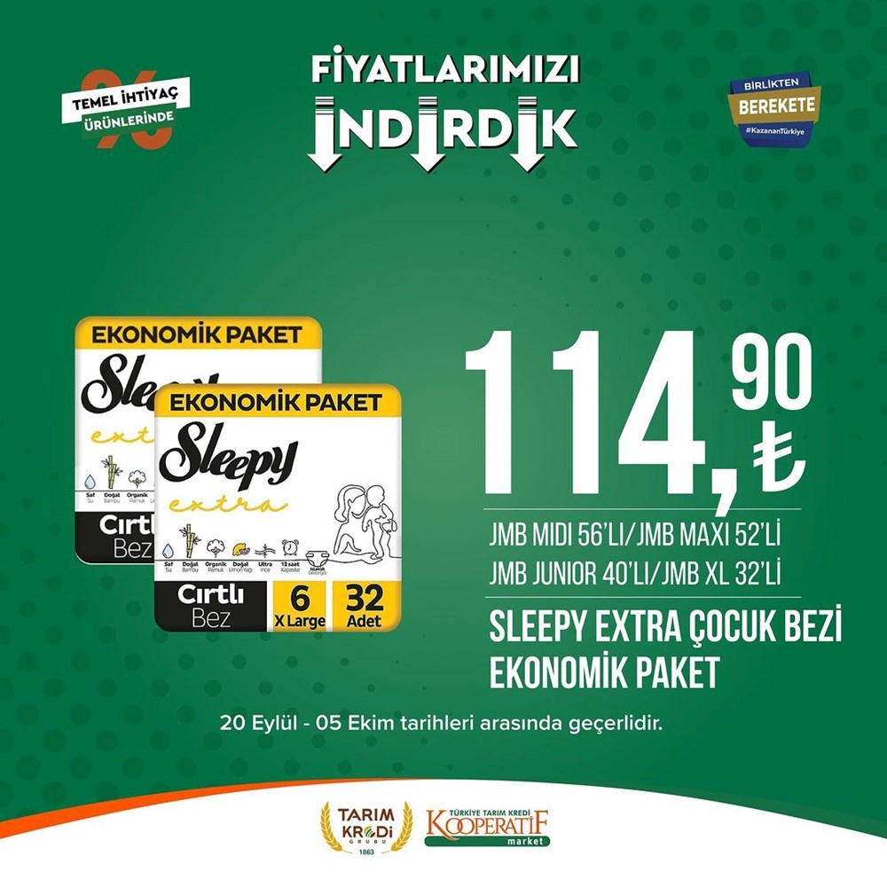 Tarım Kredi Kooperatif Market yeni indirimli ürünler listesi belli oldu: 51 üründe fırsat indirimi (27 Eylül-5 Ekim 2023 Tarım Kredi Market indirimleri) - 2
