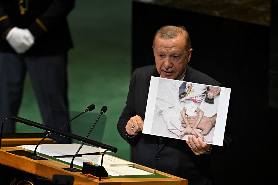 Cumhurbaşkanı Erdoğan, BM Genel Kurulu'nda dünyaya seslendi: "Gazze'de yaşananlar insanlığı dip noktasıdır" - 2