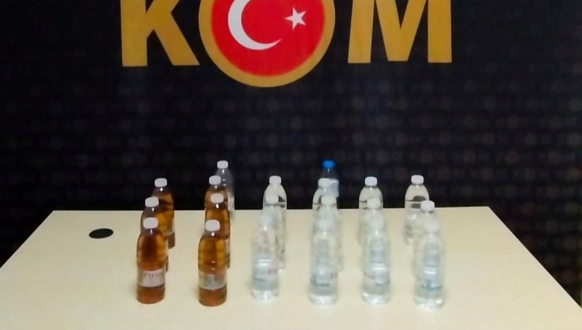 Manisa'da sahte içki operasyonu Manisa'da sahte içki operasyonu