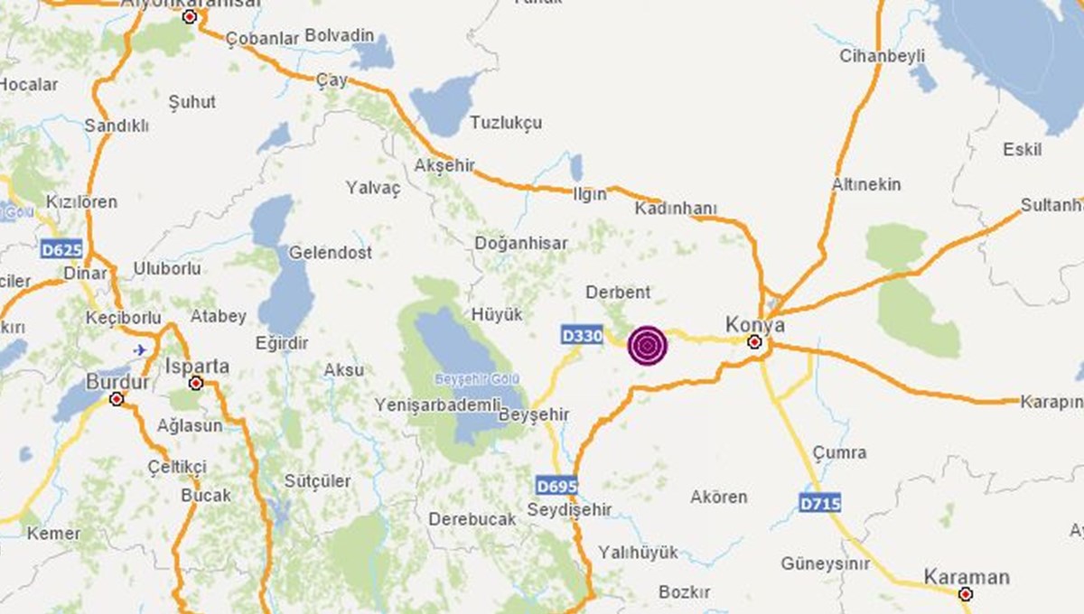 SON DAKİKA: Konya'da 5,1 büyüklüğünde deprem