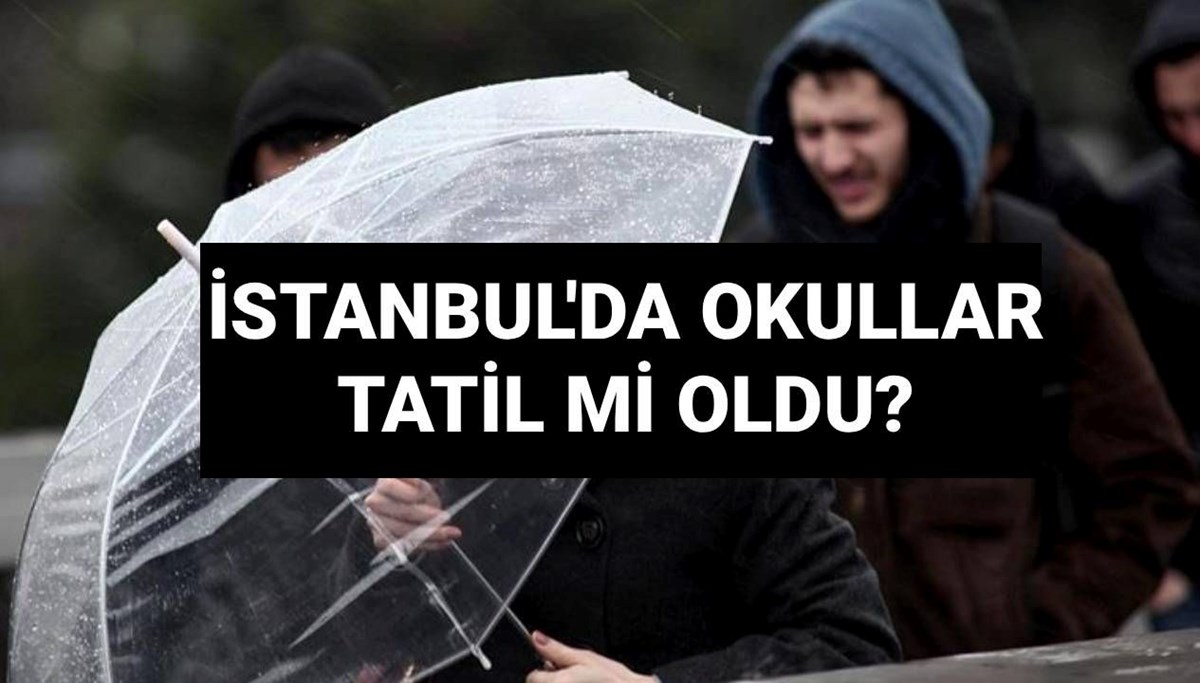 İstanbul’da bugün okullar tatil mi? 24 Ekim İstanbul’da okullar erken mi, ne zaman kapanacak?