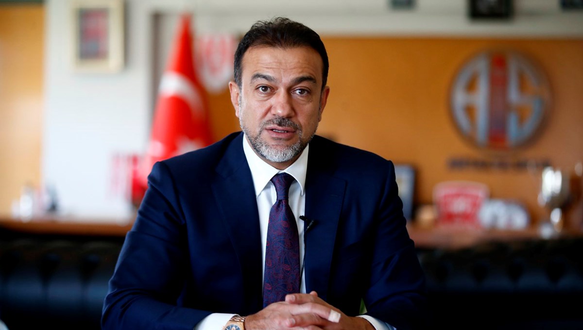 Antalyaspor Başkanı Sabri Gülel: Antalyaspor Başkanı Sabri Gülel: