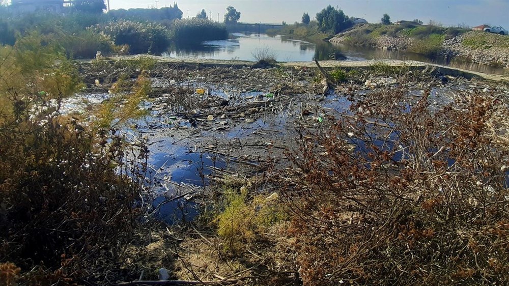 Büyük Menderes Nehri çöplüğe döndü - 6
