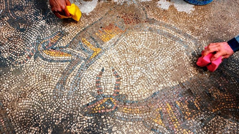 1624 yıllık mozaikler için kurtarma kazısı - 1
