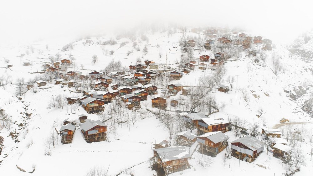 Artvin'deki 2 bin rakımlı Maden Köyü'nde kışı böyle geçiriyorlar - 19
