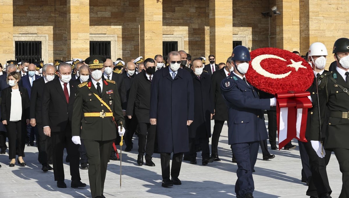 Anıtkabir'de 29 Ekim Cumhuriyet Bayramı töreni