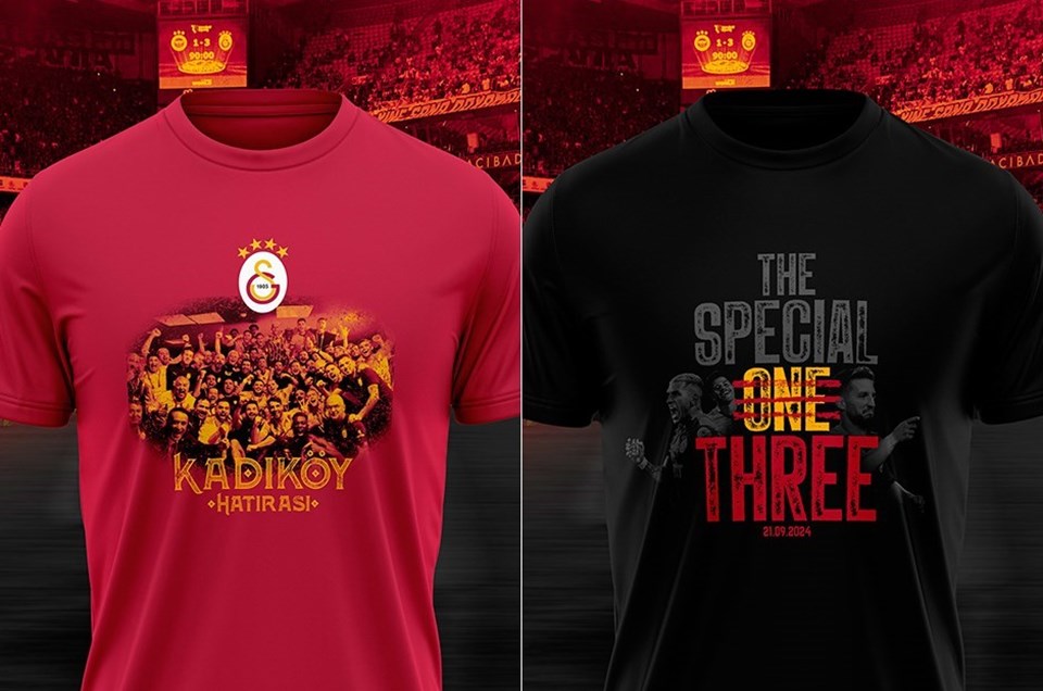 Galatasaray'ın derbiye özel The Special Three tişörtleri satışta - 1