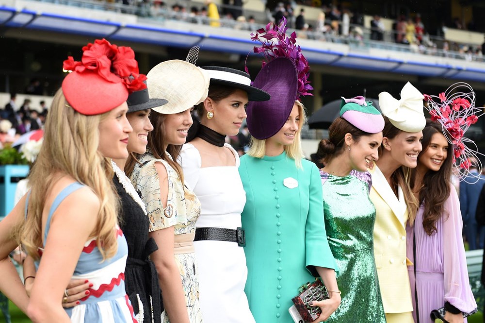 Royal Ascot At Yarışları'nda yine şapkalar konuşuldu Magazin Haberleri