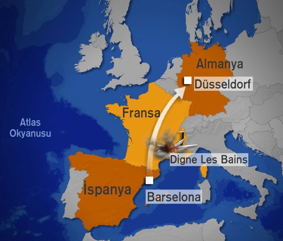 Fransa'da yolcu uçağı düştü: 150 ölü - 4