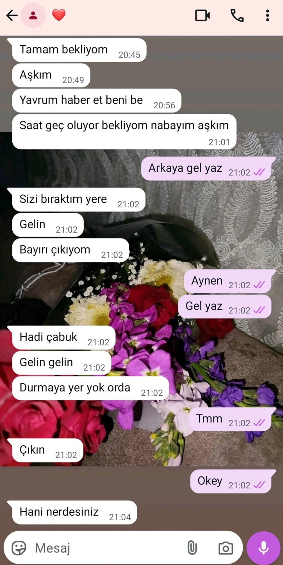 Bebeği ile öldürüldü: Son konuşmaları ortaya çıktı | Katilden pişkin cevap - 2