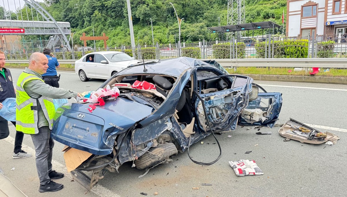 Karadeniz Sahil Yolu’nda feci kaza: Anne ile 2 çocuğu öldü, baba ve oğlu ağır yaralı